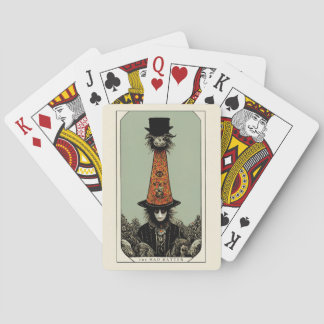 Mad Hatter Vintag Whimsical Tarot Inspiriert Spielkarten