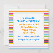 Mad Hatters Tea-Party Einladungen (Rückseite)