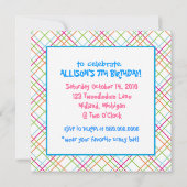 Mad Hatters Tea-Party Einladungen (Rückseite)