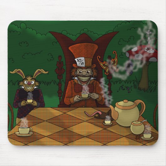 Mad Hatters Tea Party Mousepad (Vorne)