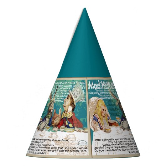 Mad Hatters Tea-Party Partyhütchen (Links)