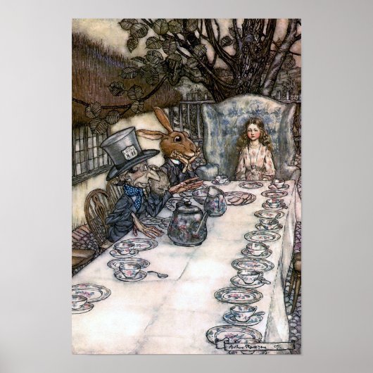 Mad Hatters Tea-Party Poster (Vorne)