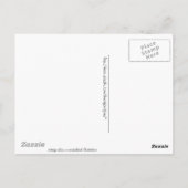 Mad Hatters Tea-Party Postkarte (Rückseite)