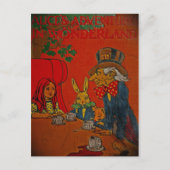 Mad Hatters Tea-Party Postkarte (Vorderseite)