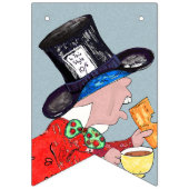 Mad Hatters Tea-Party Wimpelkette (Dritte Fahne)