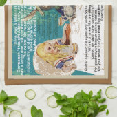 Mad Hatters Tee-Party Küchentuch (Gefaltet)