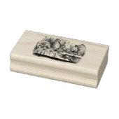 Mad Hatters Tee Party personalisieren Gummistempel (Stempel)