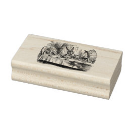 Mad Hatters Tee Party personalisieren Gummistempel