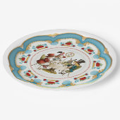 Mad Hatters Tee Party Plate - Alice im Wunderland Pappteller (Schrägansicht)