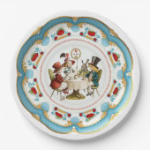 Mad Hatters Tee Party Plate - Alice im Wunderland Pappteller (Vorderseite)