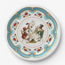 Mad Hatters Tee Party Plate - Alice im Wunderland