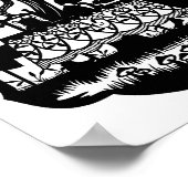 Mad Hatters Tee Party Poster (Ecke)