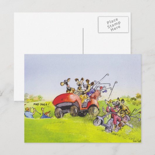 Mad Hogs Postkarte (Vorne/Hinten)