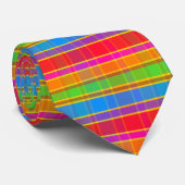 Mad Kariert JM9IBCQ Krawatte (Gerollt)