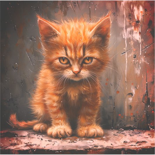 Mad Kitten Aufkleber (Vorderseite)