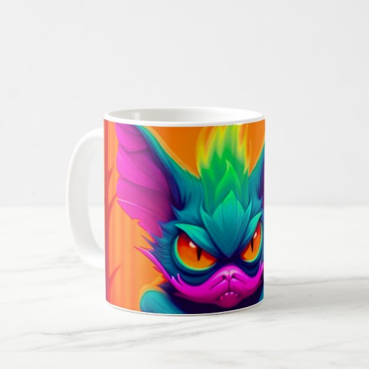 Mad-Kreatur Kaffeetasse (Vorderseite Links)