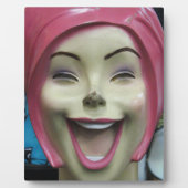 Mad Laughing Mannequin ~ Uncanny Valley Girl Fotoplatte (Vorderseite)