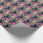 Mad Laughing Mannequin ~ Uncanny Valley Girl Geschenkpapier (Ecke)