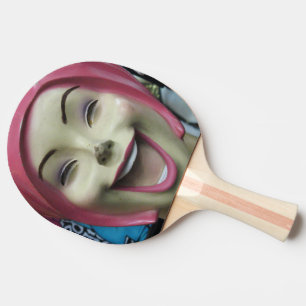 Mad Laughing Mannequin ~ Uncanny Valley Girl Tischtennis Schläger