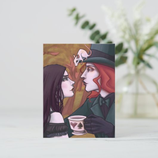 Mad Liebe Postkarte (Stehend Vorderseite)