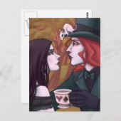 Mad Liebe Postkarte (Vorne/Hinten)