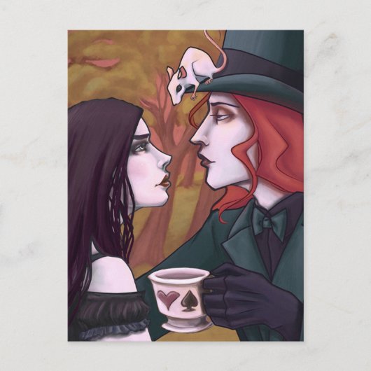 Mad Liebe Postkarte (Vorderseite)