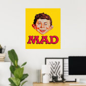 Mad Magazine Sticker Maske Poster (Heimbüro)