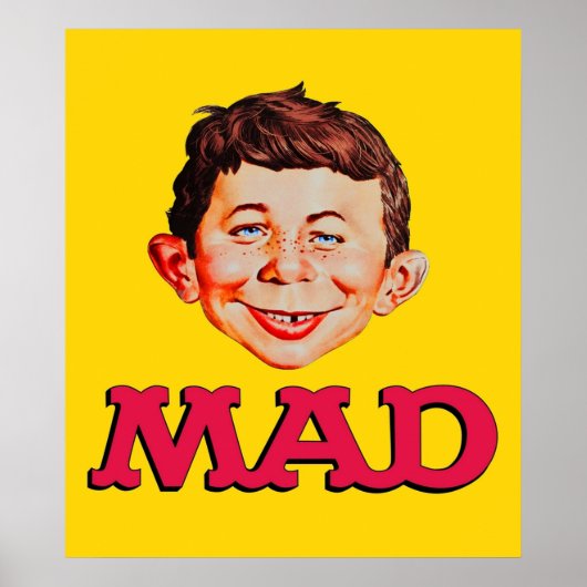Mad Magazine Sticker Maske Poster (Vorne)