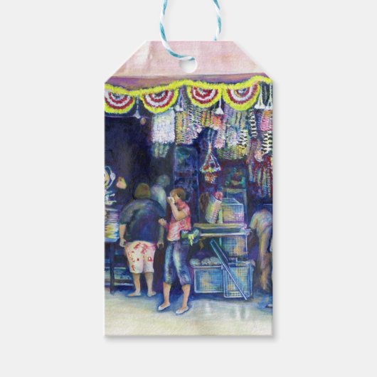 Mad Man on Market and Main, Singapur Geschenkanhänger (Vorderseite)