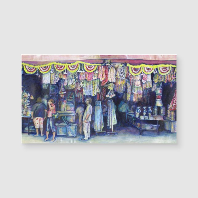 Mad Man on Market and Main, Singapur Magnetkarte (Vorderseite)