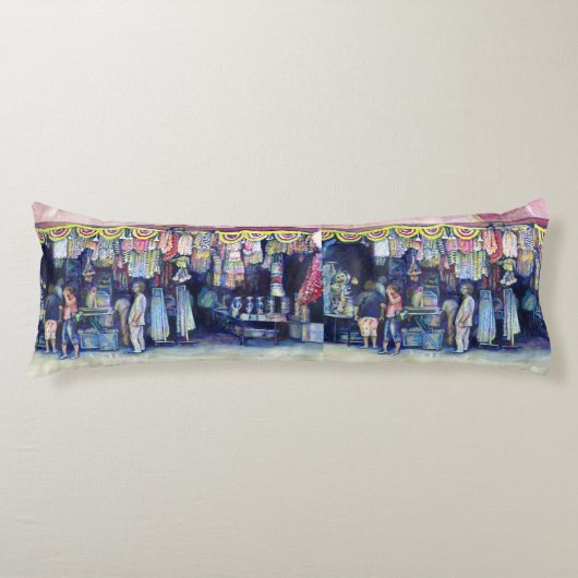 Mad Man on Market and Main, Singapur Seitenschläferkissen (Vorderseite)