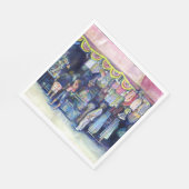 Mad Man on Market and Main, Singapur Serviette (Ecke)