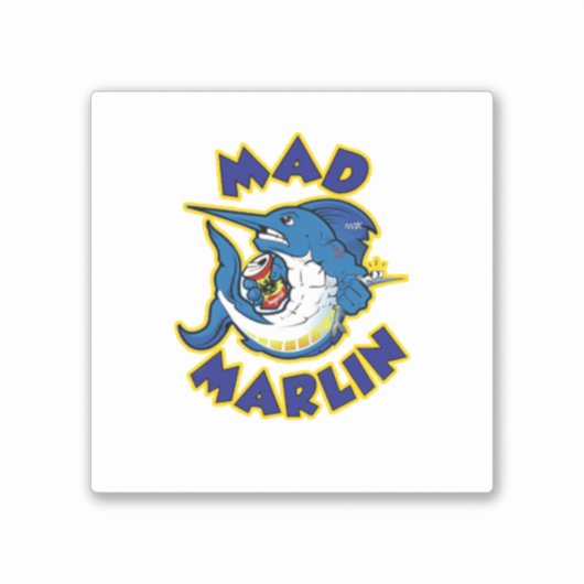 Mad Marlin Sticker (Vorderseite)
