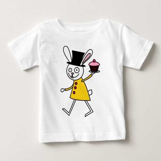 Mad März Hare Baby T-shirt (Vorderseite)