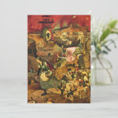 Mad Meg By Hieronymus Bosch Einladung (Stehend Vorderseite)