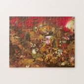 Mad Meg (Dull Gret), Pieter Bruegel Puzzle (Horizontal)