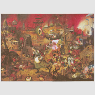Mad Meg (Dull Gret), Pieter Bruegel Seidenpapier