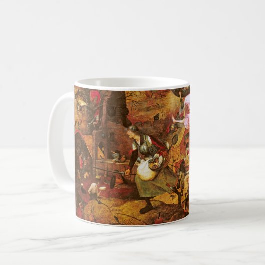 Mad Meg, Pieter Bruegel Kaffeetasse (Vorderseite Links)
