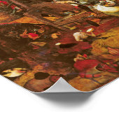 Mad Meg, Pieter Bruegel Poster (Ecke)