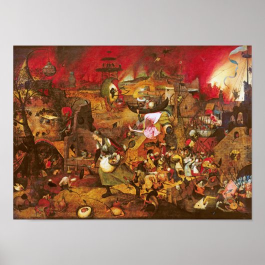 Mad Meg, Pieter Bruegel Poster (Vorne)