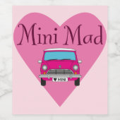 Mad Mini Lovers Weinetikett (Einzelnes Label)