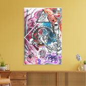 Mad Mix Leinwanddruck (Insitu (Wohnzimmer))