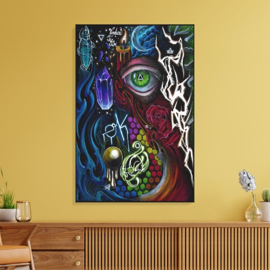 Mad mix VOL3 Leinwanddruck (Insitu (Wohnzimmer))