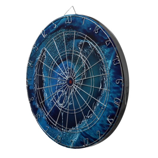 Mad Monkey in Blue Dartscheibe (Vorderseite rechts)