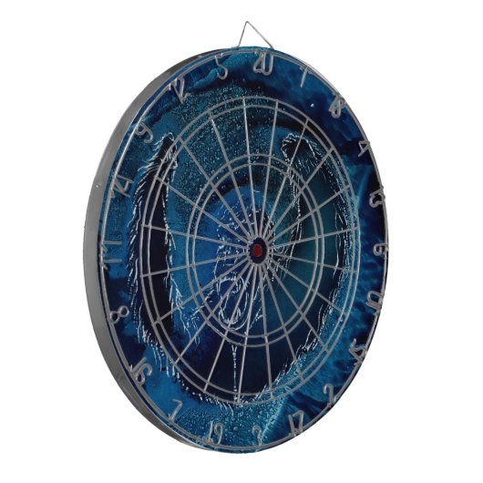 Mad Monkey in Blue Dartscheibe (Vorderseite Links)