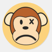 Mad Monkey Sticker (Vorderseite)
