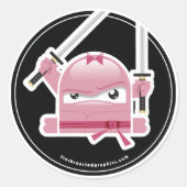 Mad Ninja Skills Aufkleber (Vorderseite)