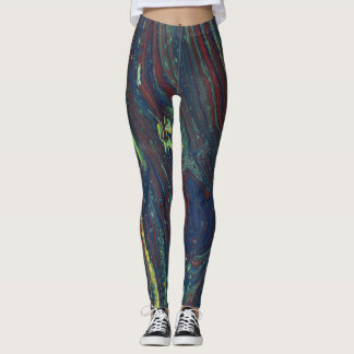 Mad Passion 1 Wilde Streifen Abstrakte Leggings