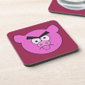 Mad Pig benutzerdefinierte Untersetzer (Linke Seite)