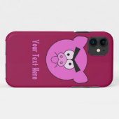 Mad Pig iPhone Gehäuse Case-Mate iPhone Hülle (Rückseite (Horizontal))